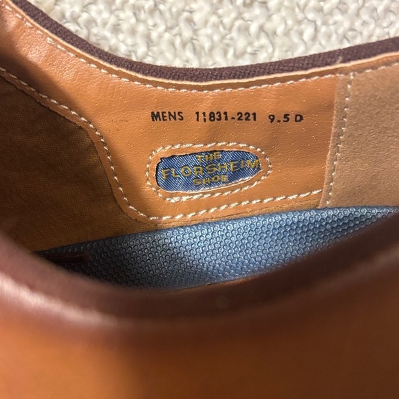 Florsheim Rucci Cap Toe cognac  brown Leather Dress Shoes main image 4